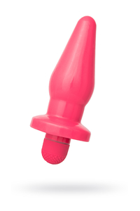 Анальная втулка TOYFA POPO Pleasure с вибрацией, розовая, 12,4 см