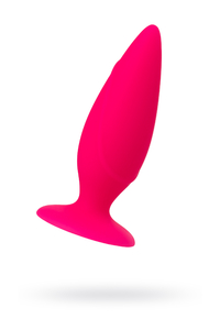 Анальная втулка TOYFA POPO Pleasure силиконовая, розовая, 8,5 см